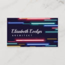 Search for neon color business cards Abstract