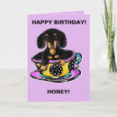 Search for doxies cards Black and tan dachshund