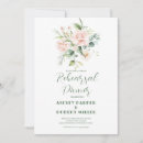 Search for rose rehearsal dinner invitations Watercolors