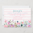 Search for garden birthday invitations Flowers