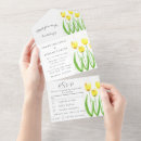 Search for yellow tulip wedding invitations Watercolor