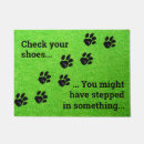 Search for no shoes doormats Animal