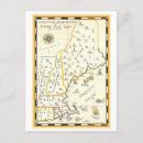 Search for vintage map of new england postcards Travel