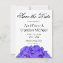 Search for purple hydrangea save the dates Lilac
