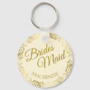 Search for ivory wedding key rings Bridesmaid