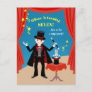 Search for magician birthday invitations Boy