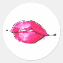 Search for watercolor lips stickers Kiss