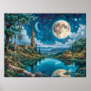 Search for castle at night posters Magic