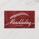 Search for eyebrow business cards Microblading