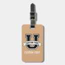 Search for college luggage tags Typography