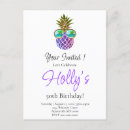 Search for sunglasses birthday invitations Palm trees