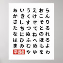 Search for hiragana posters Japanese alphabet