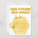 Search for she found her honey bridal shower invitations Bumble bee