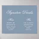 Search for cocktail menu posters Dusty blue