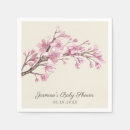 Search for cherry blossom napkins Baby girl