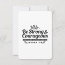 Search for courage cards Be strong and courageous