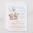 Search for bearly wait gender reveal invitations Watercolor