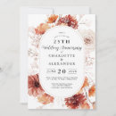 Search for elegant 25th wedding anniversary invitations Chic