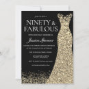 Search for nintieth invitations Gold