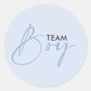 Search for gender reveal team boy stickers Baby shower