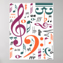 Search for music symbols posters Musical