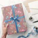 Search for ocean life wrapping paper Fish