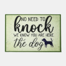 Search for knock doormats Dog