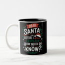 Search for dear mugs Santa