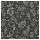 Search for black paisley fabric Bohemian