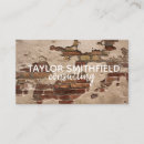 Search for brick business cards Rustic