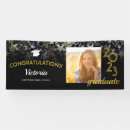 Search for black and gold graduation banners Modern