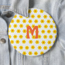 Search for yellow monogram badges Floral