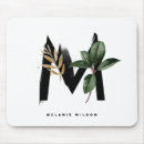 Search for letter m mousepads Greenery