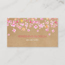 Search for refreshing business cards Pink