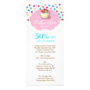 Search for menu rack cards Cupcake