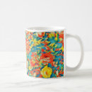 Search for bright floral mugs Orange