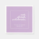 Search for purple wedding napkins Trendy