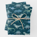 Search for dinosaurs wrapping paper Jurassic