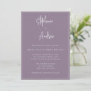 Search for mauve invitations Script