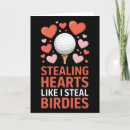 Search for golf valentines day cards Romance