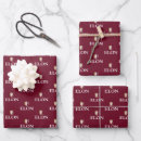 Search for maroon and gold wrapping paper University