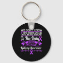 Search for epilepsy purple ribbon key rings Epilepsy awareness month