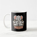 Search for happy elephants mugs Kawaii
