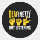 Search for gestures stickers Deaf