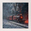 Search for train snow puzzles Winter