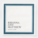 Search for fall wedding napkins Bride and groom names