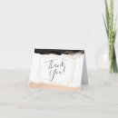 Search for pink black wedding thank you cards Sparkle