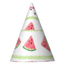 Search for watermelon paper party hats Watercolor