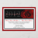 Search for ruby red wedding invitations White