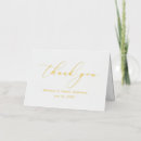 Search for gold foil thank you cards Minimalist